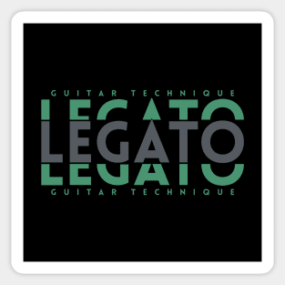 Legato Guitar Technique Sticker